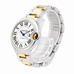 Cartier Ballon Bleu De 33MM W2BB0002 Two- Tone Watch